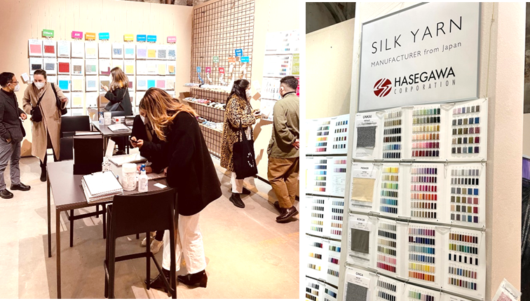 Exhibited at “PITTI IMMAGINE FILATI” in Italy for the first time in 2 years