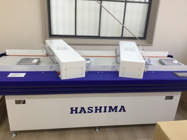 A new needle-detection machine made by HASHIMA has been introduced.