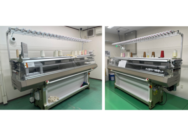 島精機社製横編機 導入